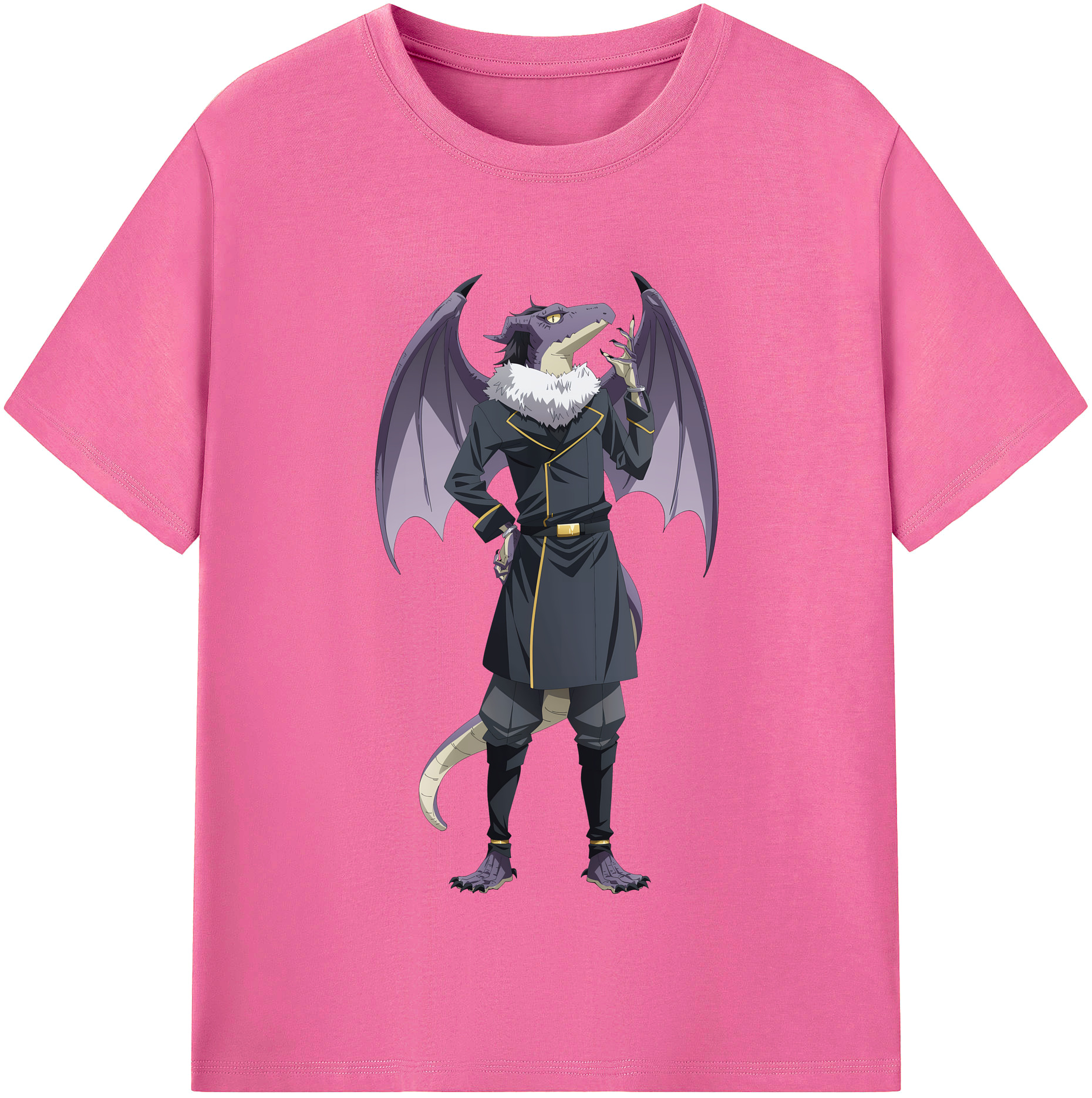 （画像用） 転スラ Regarding Reincarnated to Slime レディースカジュアルプリントTシャツ（綿100％）